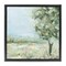 Stupell Industries Lone Tree by Field Framed Floater Canvas Wall Art Design by June Erica Vess